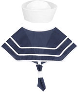 Boland Sailor set - cap with collar - Costume Accessory