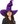 Purple witch hat