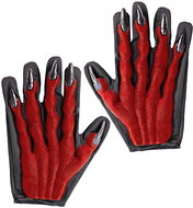 Widmann Gloves hands devil red - Costume Accessory