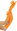 Gloves orange neon