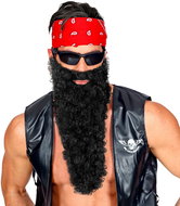 Widmann Beard, black, long - Costume Accessory