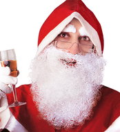Widmann St. Nicholas beard and eyebrows - Costume Accessory