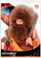 Widmann Full beard scavenger, brown - Costume Accessory
