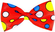Widmann Clown-Fliege, rot, Punkte - Kostüm-Accessoire