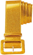 Widmann Gold glitter belt - Costume Accessory
