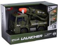 Wiky Vehicles Auto vojenské s raketou a efekty 19 cm - Auto