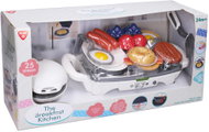 WIKY Playgo Waffle Maker and Grill Kitchen Set with Effects - Toy Kitchen Utensils