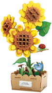 WIKY 3D Wooden Construction Kit - Sunflower 21cm - Building Set