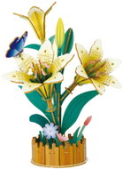 WIKY 3D Wooden Construction Kit - Lily 22 cm - Building Set