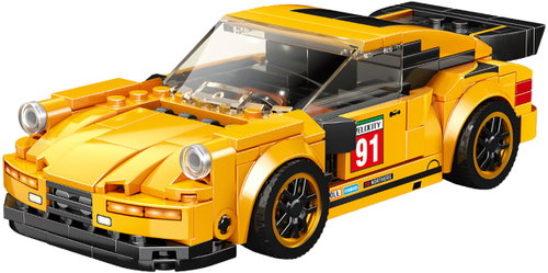 WIKY Yellow Car 16.5cm - Building Set - Main image