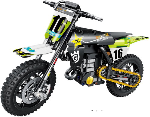 WIKY Rockstar Motorbike 34cm Main image WIKY Rockstar Motorbike 34cm - Building Set - Main image