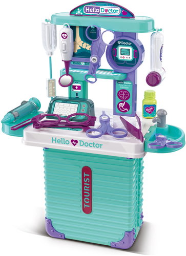 Wiky Doctor's Set in a Case 35.5×18×47cm - Kids Doctor Briefcase - Main image