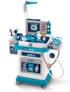 Wiky Doctor's Trolley Set with Effects 44 × 25 × 66 cm - Kids Doctor Briefcase
