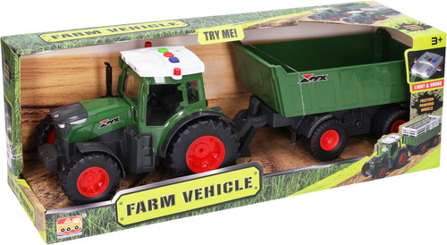 Wiky Traktor s vlečkou a efekty 42 cm - Tractor - Main image