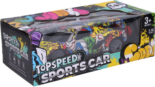 Wiky Auto Graffiti RC Remote Control Car 24.5cm - Remote Control Car - Main image