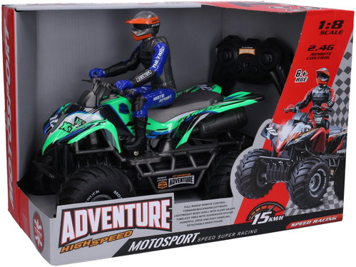 Wiky Quad bike with RC figure remote control 29cm - Remote Control Car - Main image