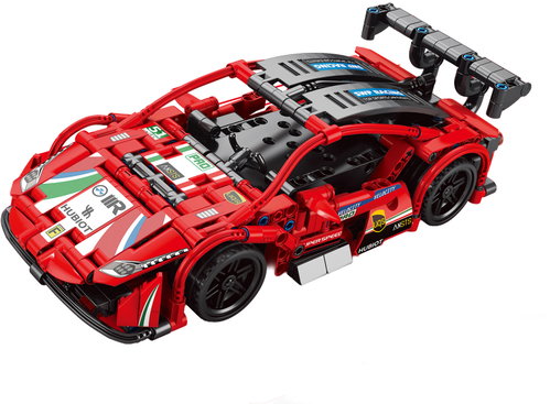 Wiky Red RC Car Building Kit 26 cm - Building Set - Main image