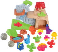 Playgo Volcano with Dinosaurs Set with Effects 32.5 × 7.5 × 23.5cm - Game Set