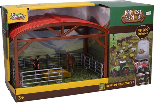 WIKY Farm with Enclosure and Effects Playset, 49pcs - Game Set - Main image