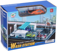 Wiky Car Park with Petrol Station set 33 × 18 × 10cm 1 car - Toy Garage