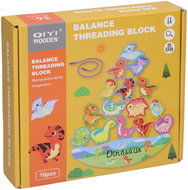 Wiky Balancing Dinosaurs wood 16 pcs - Balance Game