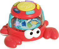 Interaktivní hračka Wiky Krab bubínek s efekty 11 cm - Interaktivní hračka