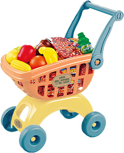 Wiky Bioplastic Shopping Trolley 41,5 cm - Toy Shopping Cart - Main image