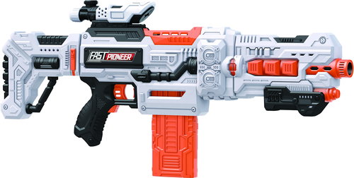 Wiky Machine gun with 36 foam bullets 4in1 67 cm - Toy Gun - Main image