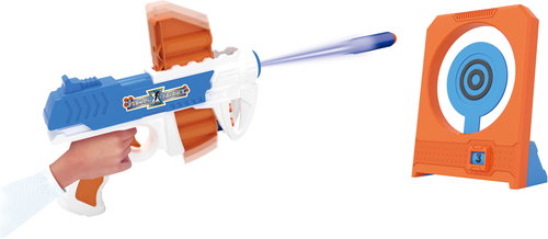 Wiky Pistol with foam bullets and target 21 cm - Toy Gun - Main image