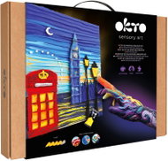 WIKY OKTO Výtvarný set malování hmotou Londoncity 30 × 40 cm - Creative Kit