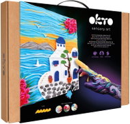 WIKY OKTO Výtvarný set malování hmotou Santorini 30 × 40 cm - Creative Kit