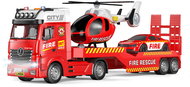 WIKY Fire truck and helicopter with effects set 55 cm - Toy Car