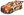 Orange Racing Car with Effects