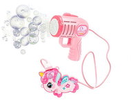 WIKY Bublifuk pistole s externí nádržkou jednorožec 280 ml 15 cm - Bubble Maker