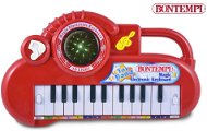 Bontempi Elektronické klávesy se světelnými efekty červené - Children's Electronic Keyboard