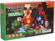 WIKY Magnet Cube Zone - Lava Mine Chicken Grill 200 Pieces - Building Set