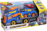 WIKY Truck with Car and Effects Screw-Together Set 43cm - Toy Car