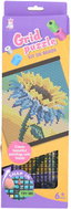 Wiky Bead Mosaic Sunflowers 31 × 32.5 cm - Toy Jigsaw Puzzle