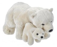 WILD REPUBLIC Lední medvěd, samice s mládětem 38 cm - Soft Toy