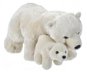 Plyšák WILD REPUBLIC Lední medvěd, samice s mládětem 38 cm - Plyšák