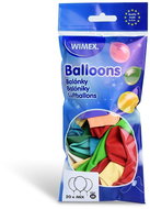Wimex Inflatable balloons 25 cm, colour mix 20 pcs - Balloons