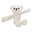 Teddy bear hugger - polar bear