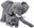 With baby elephant, 76 cm