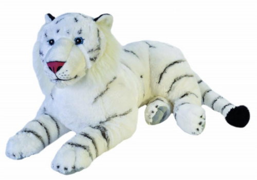 Wild Republic Plush white tiger lying 76 cm - Soft Toy - Main image