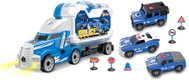 WIKY Police truck, 3 cars, screw-in with effects, 42 cm - Toy Car