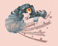 Zuty - Abstract wonder woman, 40×50 cm, without frame and without canvas shut off - Painting by Numbers