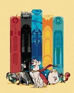 Zuty - Dc league of super pets II, 40×50 cm, off canvas on frame - Painting by Numbers