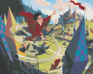 Zuty - Famfrpal (harry potter), 40×50 cm, stretched canvas on frame - Painting by Numbers