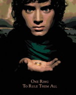 Zuty - Frodo with a ring (Lord of the Rings), 40×50 cm, without frame and without canvas shut off - Painting by Numbers
