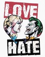 Zuty - Harley quinn and joker (batman), 40×50 cm, stretched canvas on frame - Painting by Numbers